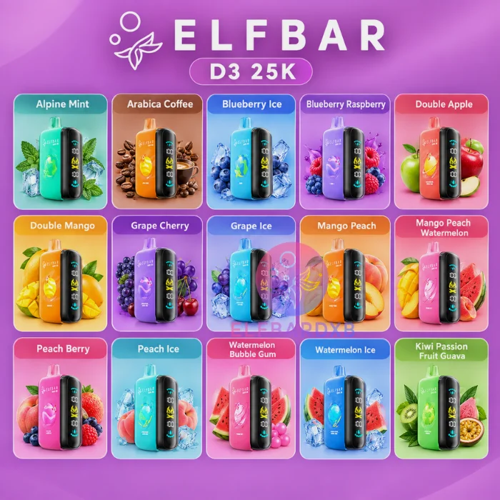 ELFBAR D3 25000 Puffs – Buy Online In Dubai, UAE