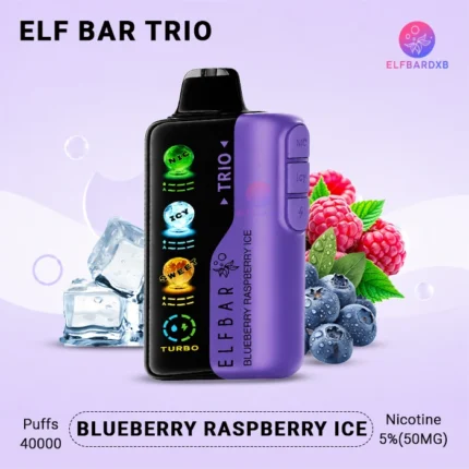 ELFBAR Trio Blueberry Raspberry Ice