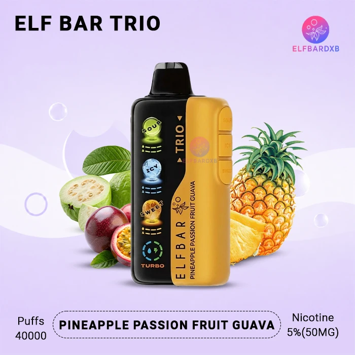 ELFBAR Trio Pineapple Passion Fruit Guava