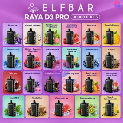 Elf Bar Raya D3 Pro 30000 Puffs Dubai