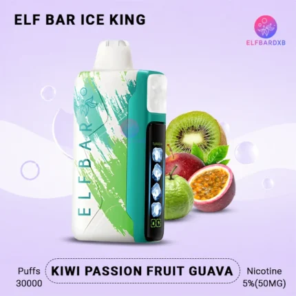 ELFBAR Kiwi Passion Fruit Guava Ice King 30000 Puffs