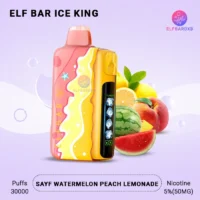 ELFBAR Sayf Watermelon Peach Lemonade Ice King 30000 Puffs