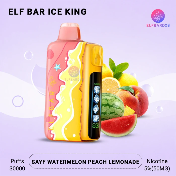 ELFBAR Sayf Watermelon Peach Lemonade Ice King 30K Puffs