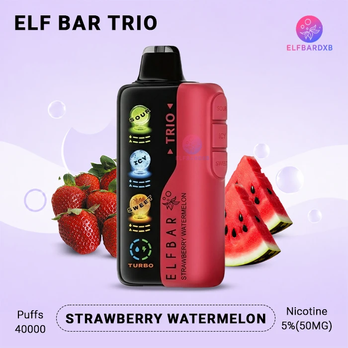 ELFBAR Trio Strawberry Watermelon 40000 Puffs Disposable